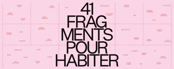 Exhibition "41 fragments pour habiter" - Guided tours
