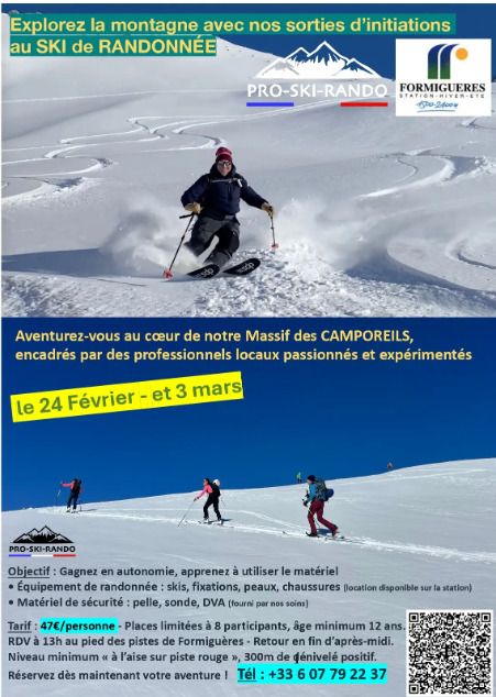 Sortie initiation ski de randonnée
