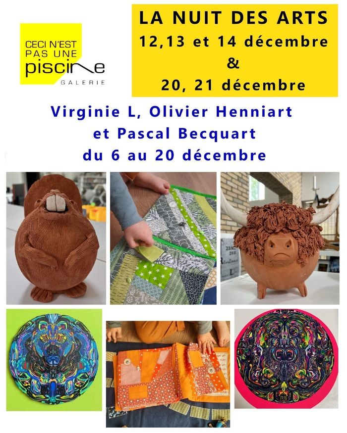3 artistes exposent pour la Nuit des Arts