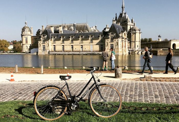 Balade à vélo avec Chantilly à vélo