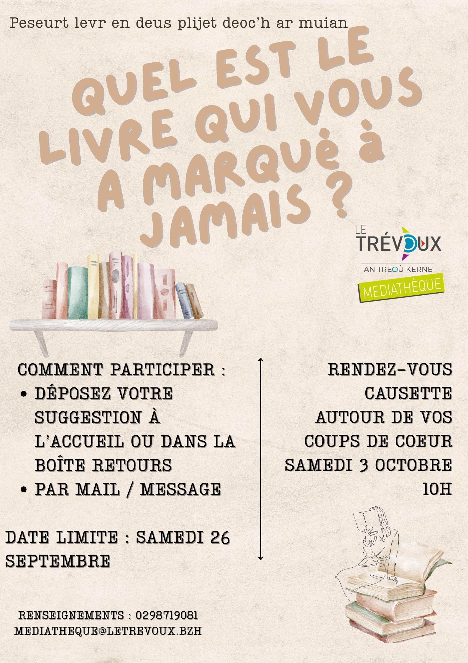 Quel est le livre qui vous a marqué à jamais ?