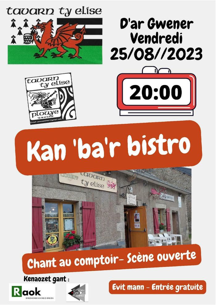 Kan ba'r Bistro à Plouyé