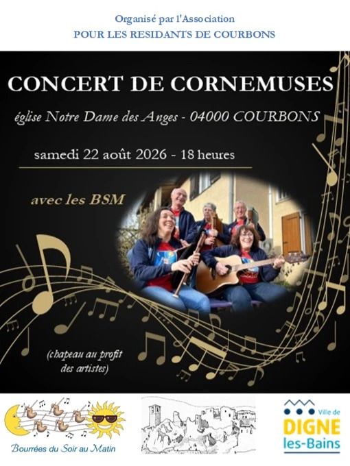 Affiche — Concert de cornemuses