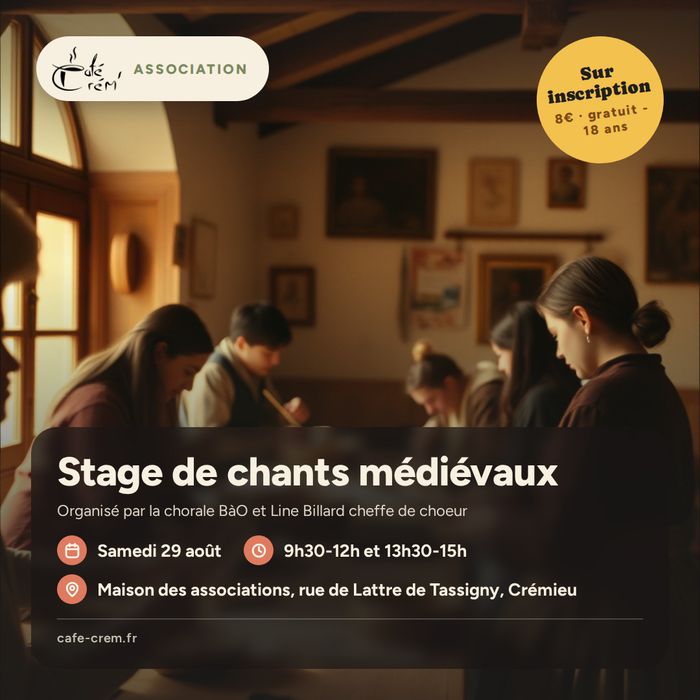 Stage de chants médiévaux