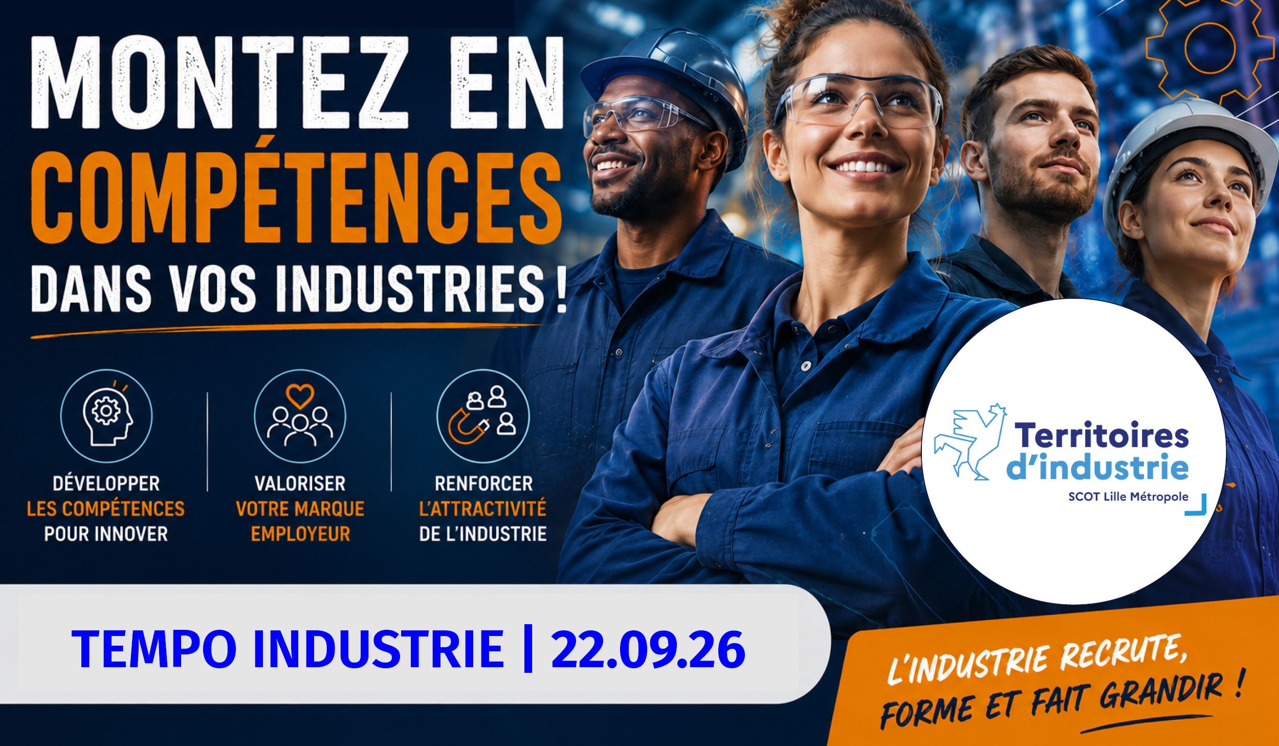 Montez en compétences dans vos industries