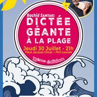 Dictée Géante à la plage