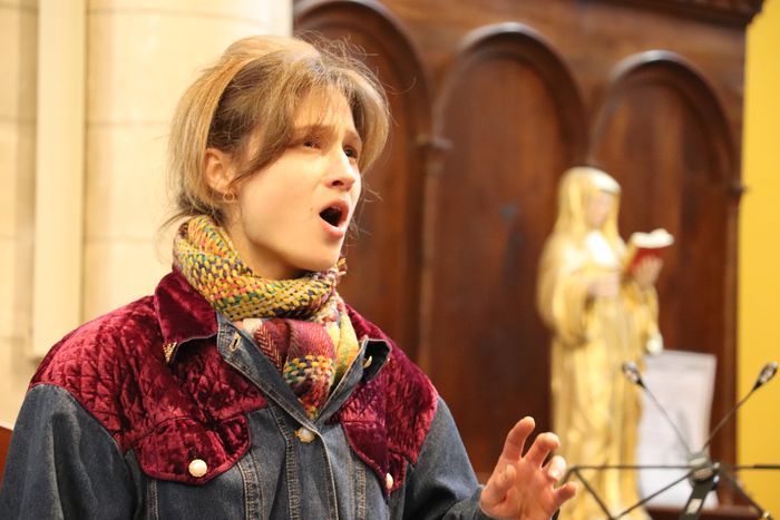 Affiche, Concert de fin d'académie, à l'église St Jacques