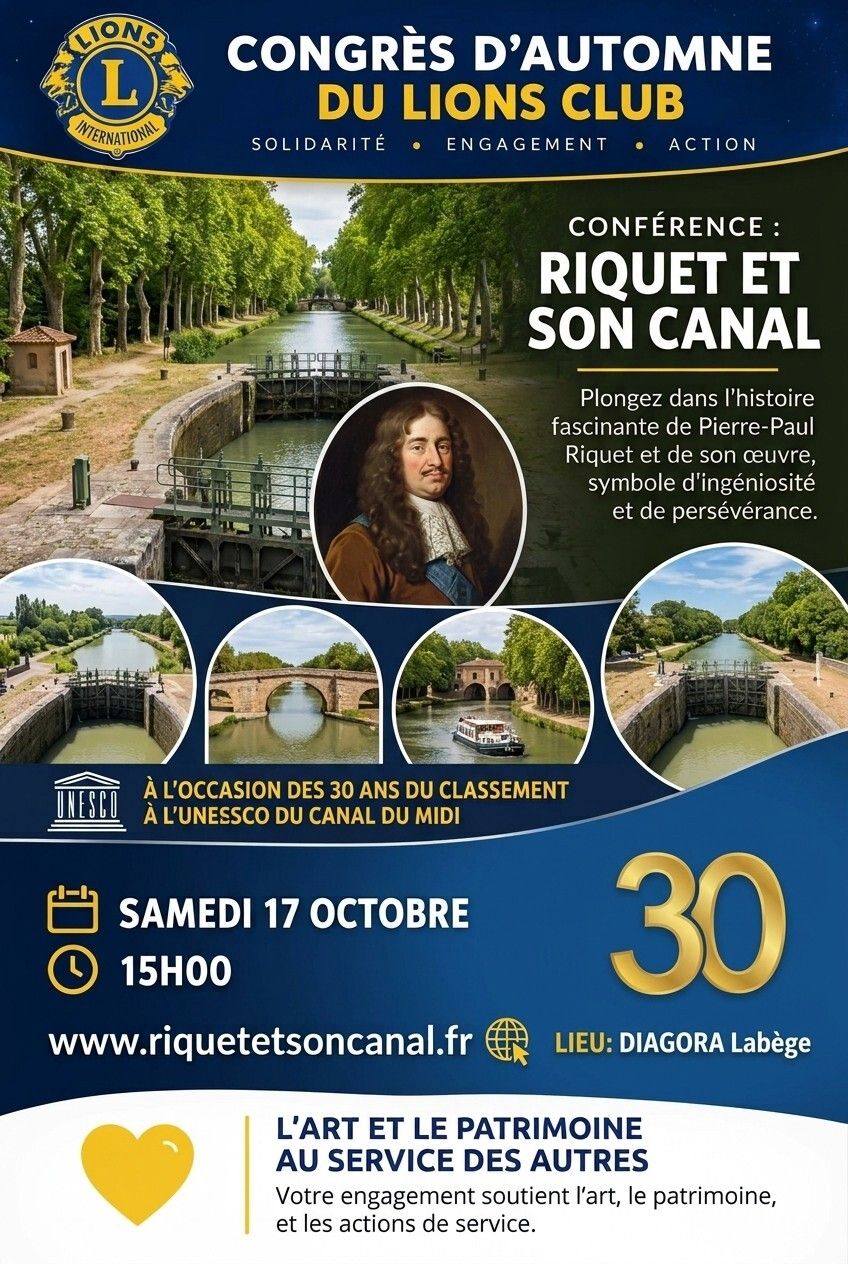 Conférence publique "Riquet et son canal"