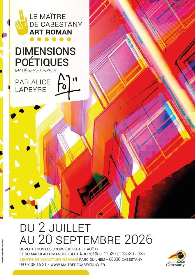 Exposition temporaire « Dimensions poétiques : Matières et pixels » de Alice LAPEYRE (fo7)