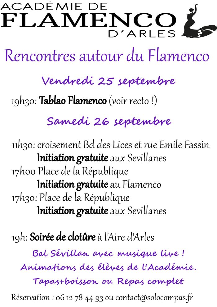 Affiche — Rencontre autour du Flamenco