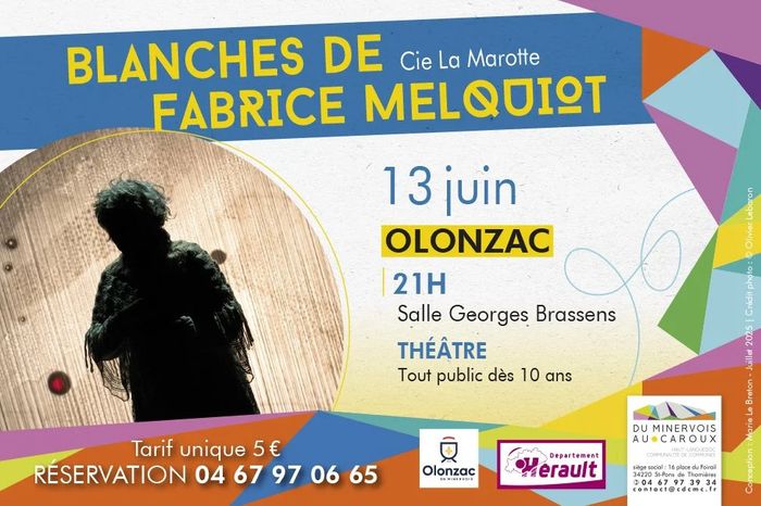 Théâtre - Blanches de Fabrice Melquiot