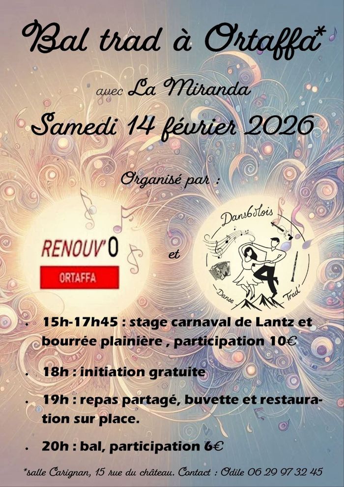 Bal trad et stage de danse
