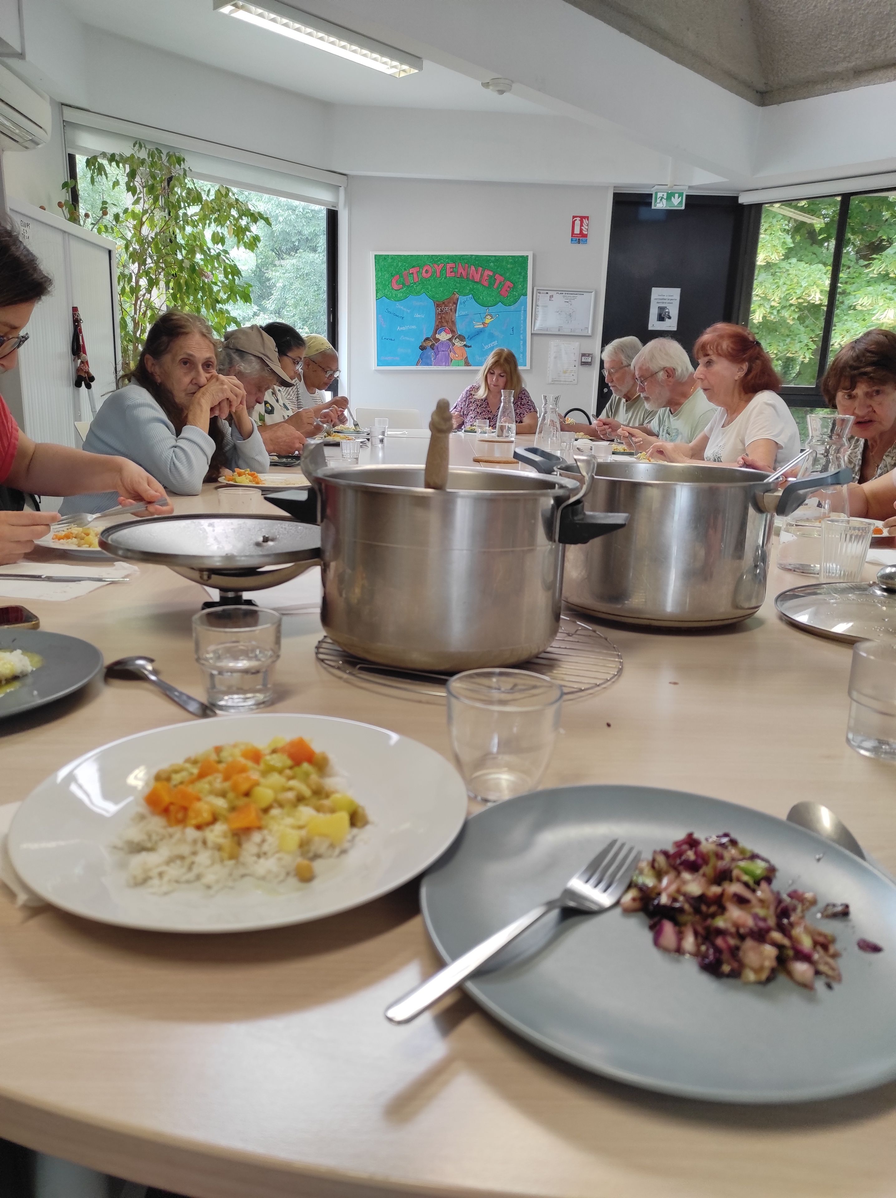 Atelier cuisine au centre social d'empalot