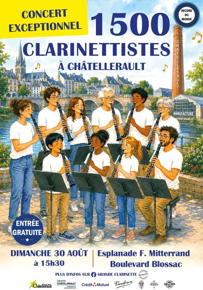 Affiche — Le plus grand orchestre de clarinettes du monde