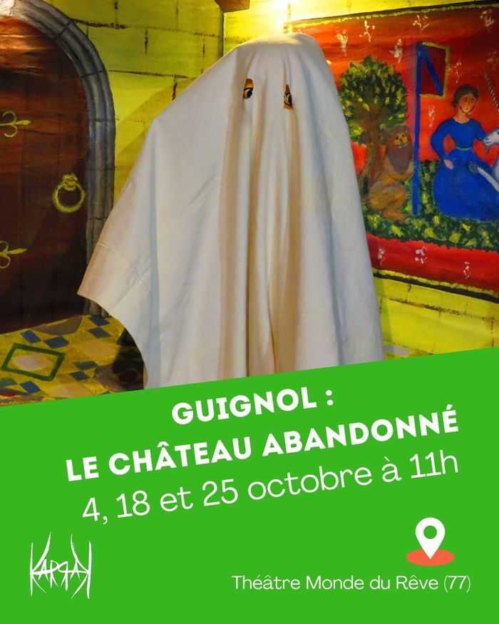 Un château hanté par un lutin farceur. Un voleur venu y enterrer son trésor.  Guignol et le Marquis qui s'y abritent pour la nuit... Comment tout cela va-t-il finir ?
