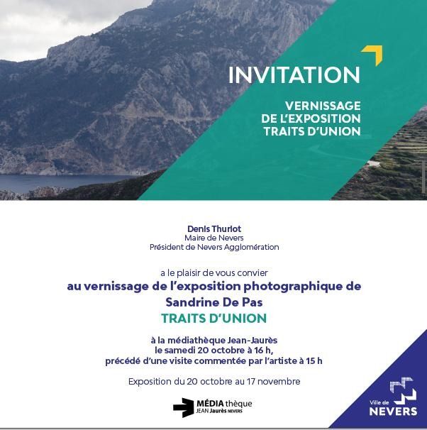TRAITS D'UNION Vernissage Exposition photographique
