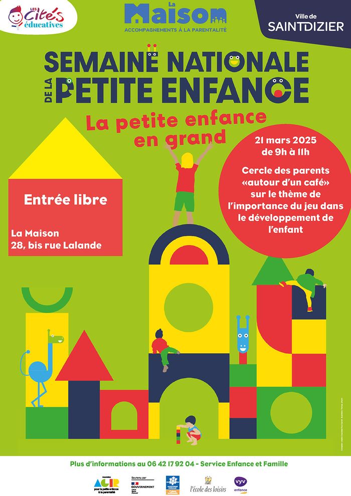 Semaine Nationale de la Petite Enfance - Cercle des parents