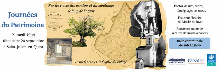 Journées du Patrimoine en vallée de Quint