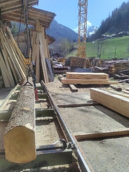 Visite de la scierie d'Arêches