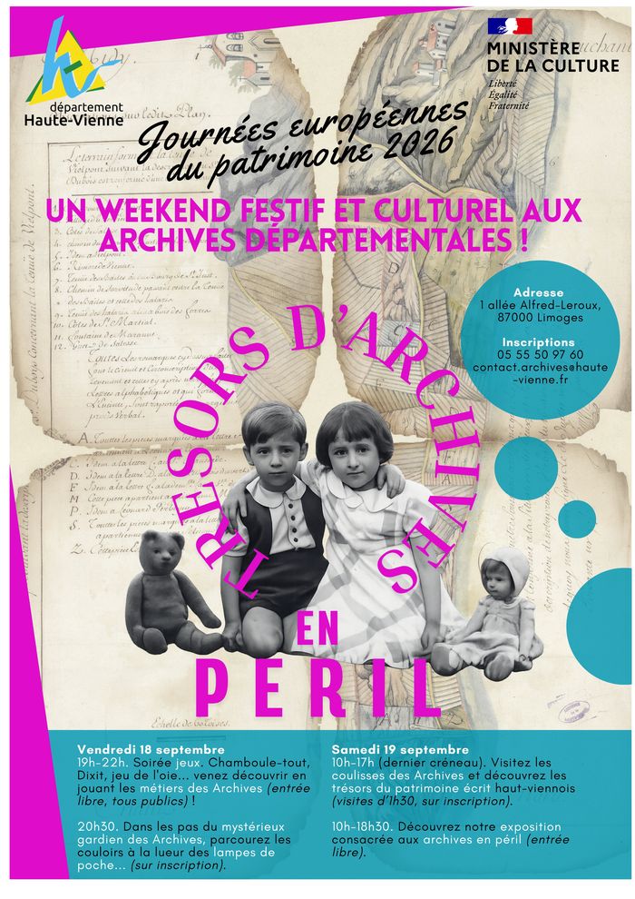 Visite guidée des Archives départementales