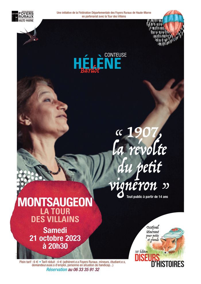 Spectacle "1907: la Révolte du Petit Vigneron" par H.BARDOT