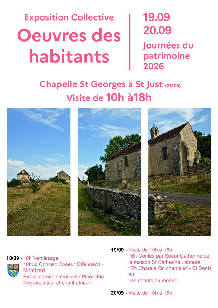 Exposition  à la Chapelle Saint Georges à Saint Just