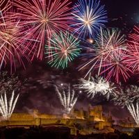 Feu d'artifice et embrasement de la cité du 14 juillet