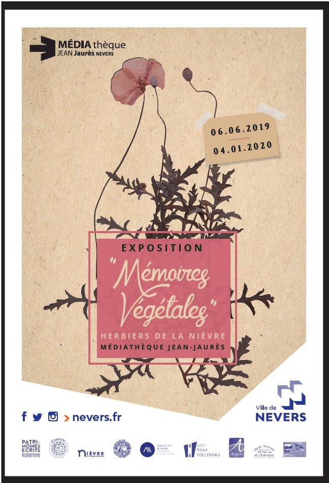 Exposition Mémoires Végétales, herbiers de la Nièvre