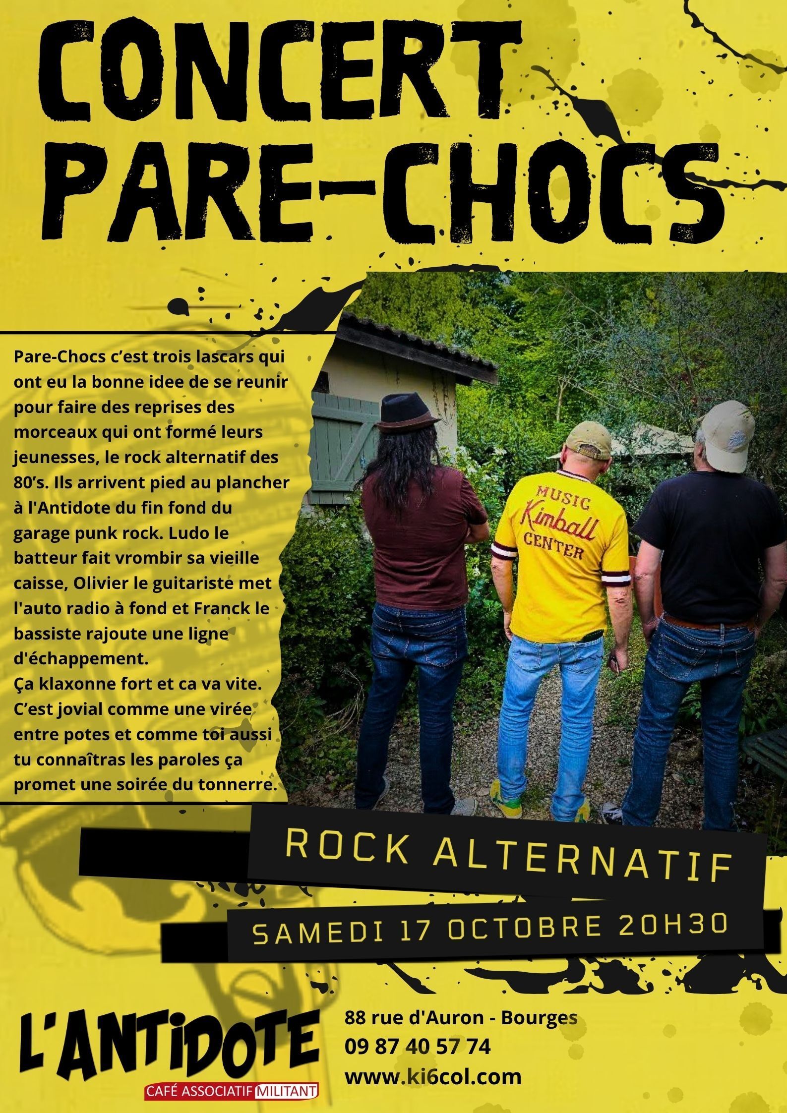 CONCERT - PARE-CHOCS ROCK ALTERNATIF