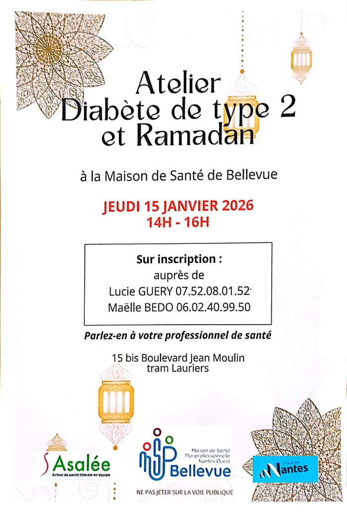 Atelier Diabète et Ramadan