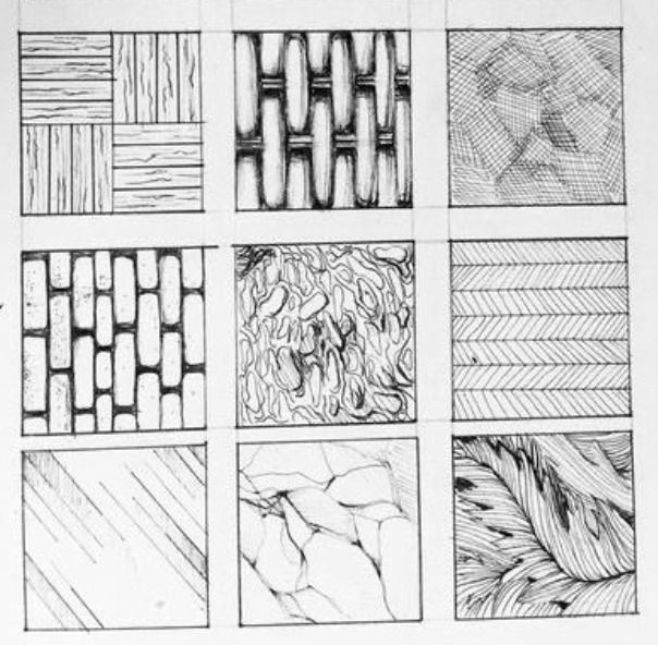 Atelier Dessin texturé
