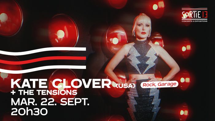 Affiche — KATE CLOVER + The Tensions en concert