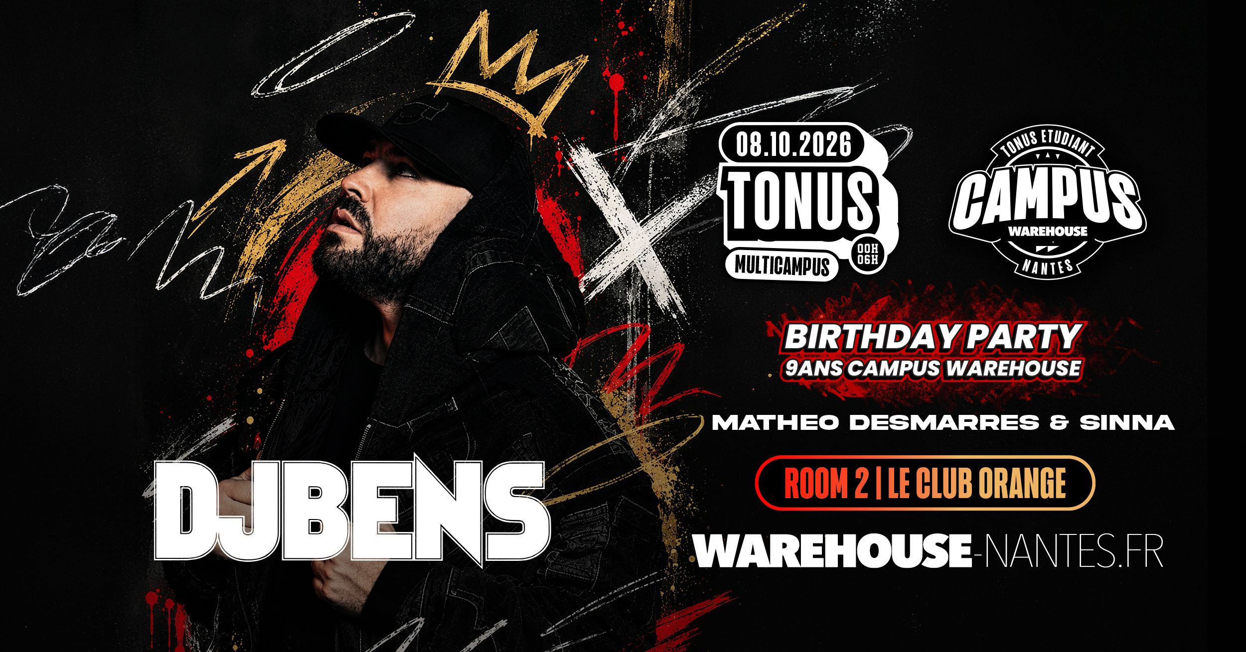 Tonus DJ BENS - Birthday 9 ans du Campus du Warehouse