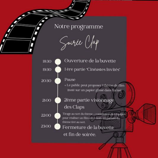 Soirée Clap – Initiation au cinéma