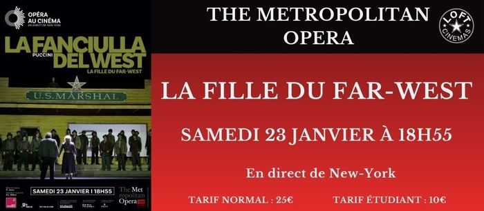 Affiche — La Fille du Far-West