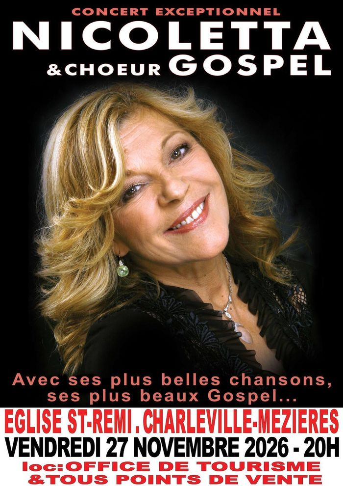Affiche — Concert de Nicoletta - Norma.prod
