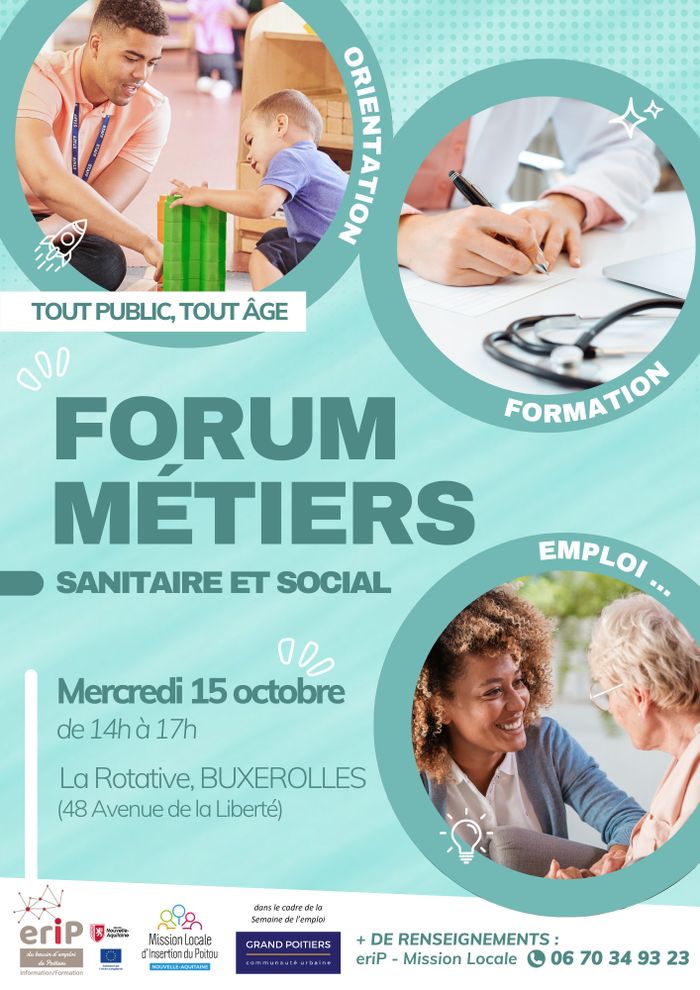 Venez vous informer sur les métiers du sanitaire et du social