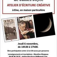 Les "obscuriclartés" de James Joyce • Atelier d'écriture créative