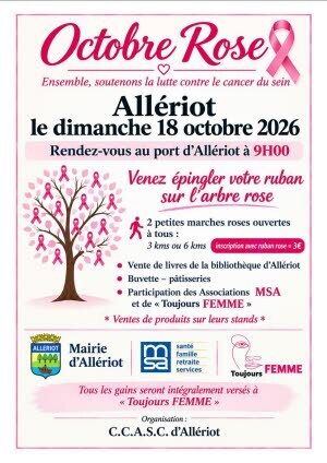Marche d'Allériot pour octobre rose