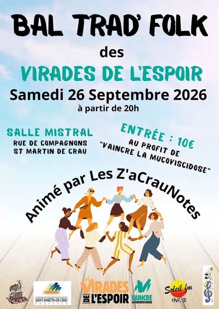 Affiche — Bal Trad' Folk des Virades de l'Espoir