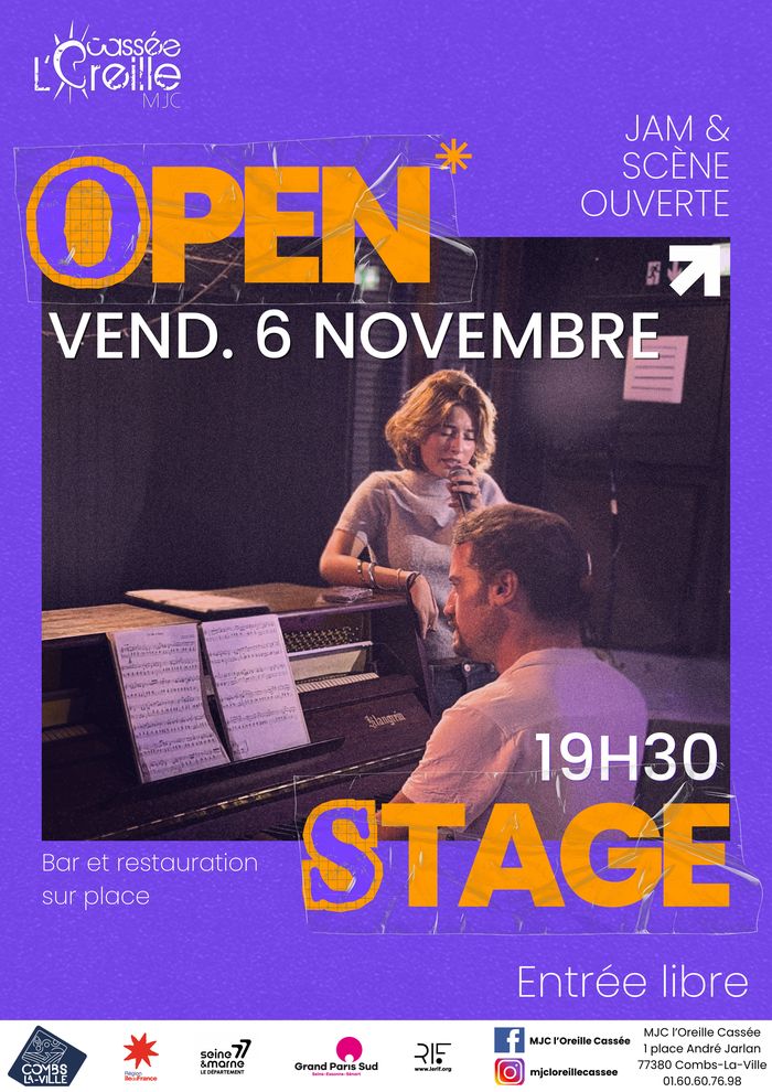 Open’Stage November 6, 2026