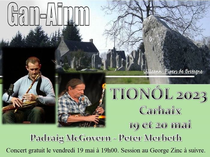 Tionól 2023 : Concert de iulleann-pipes à Carhaix