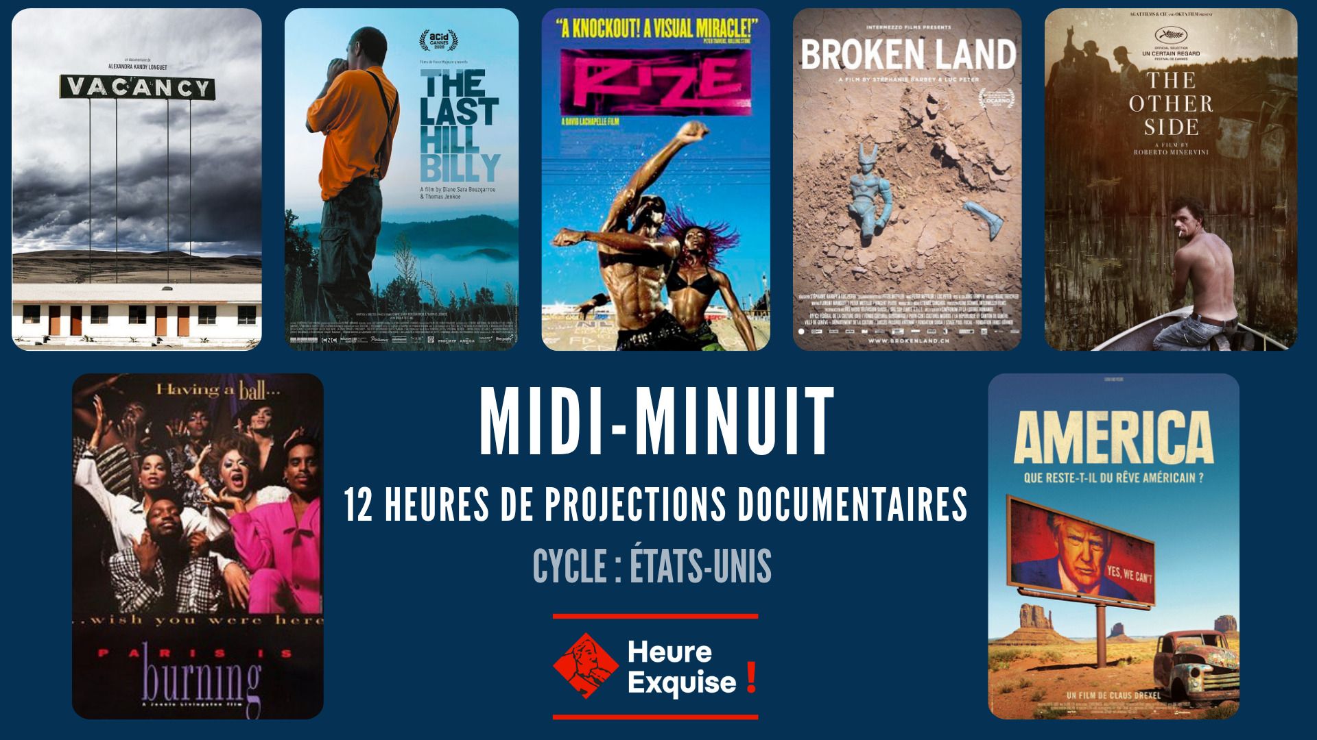 Midi-minuit ! : 12 heures de documentaires autour du cycle de projections  "Etats-Unis : l'Amérique malade"