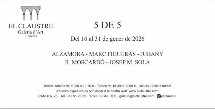 Exposition Collective "5 de 5"