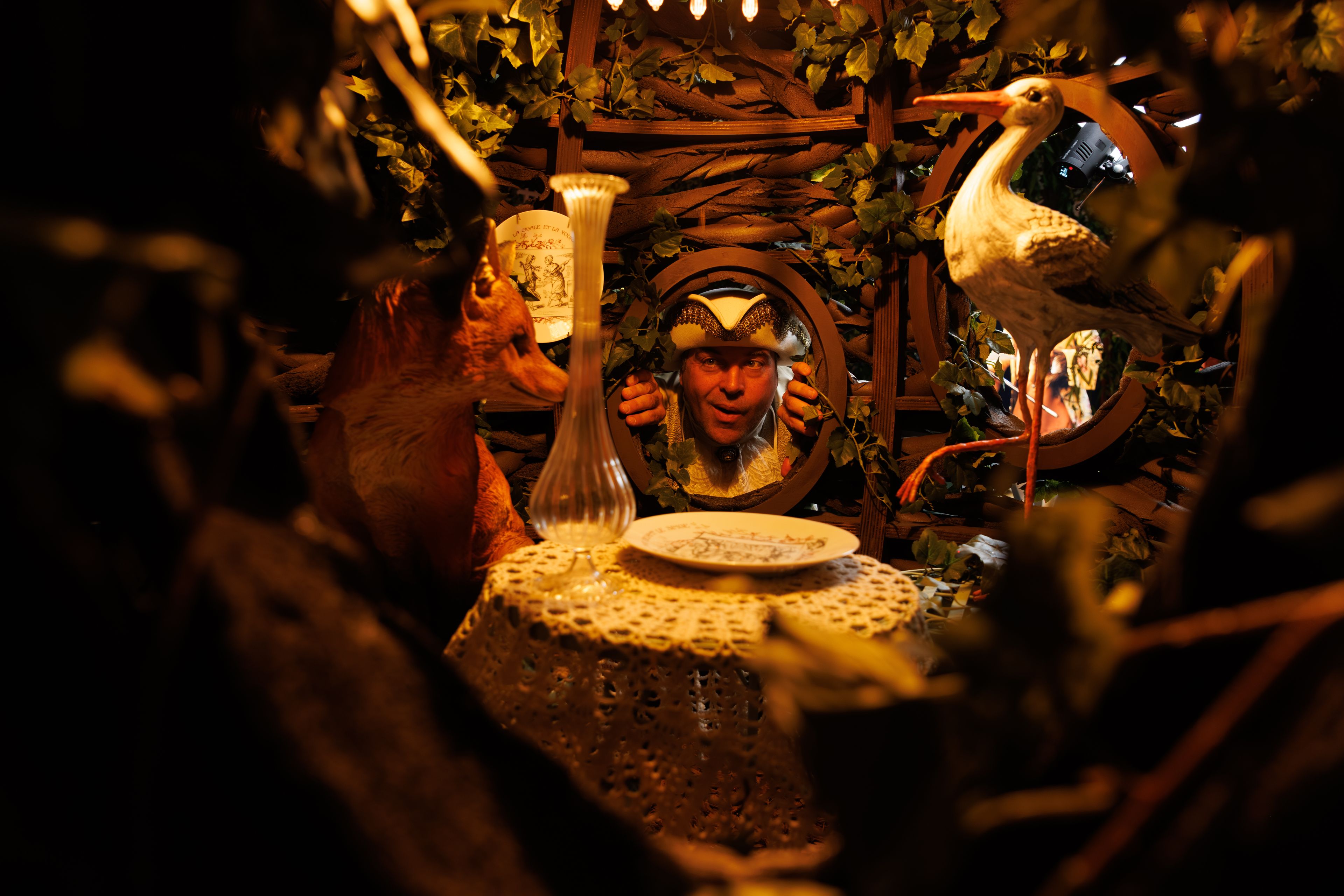 Visite de l'exposition immersive sur les fables de Jean de la Fontaine