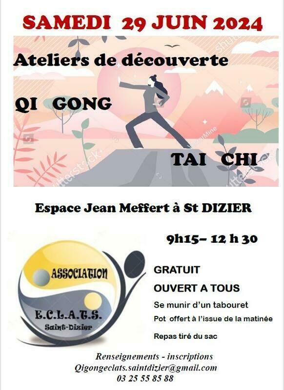 Matinée découverte Qi Gong et Tai Chi