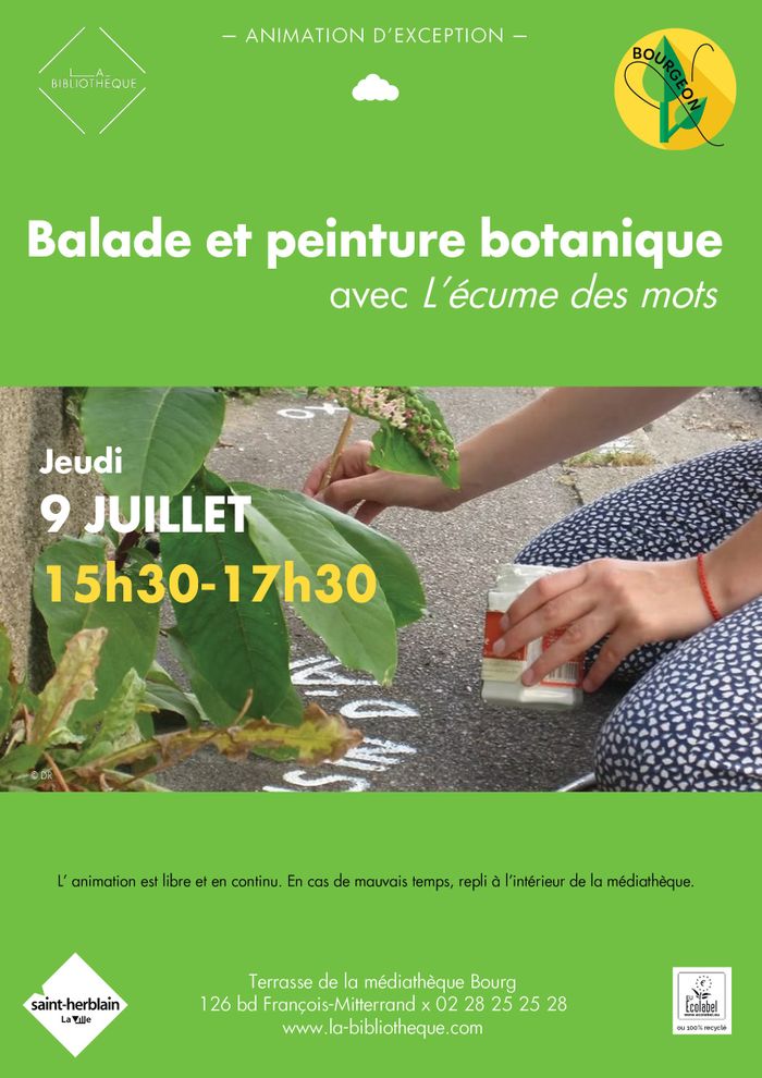 Balade et peinture botanique