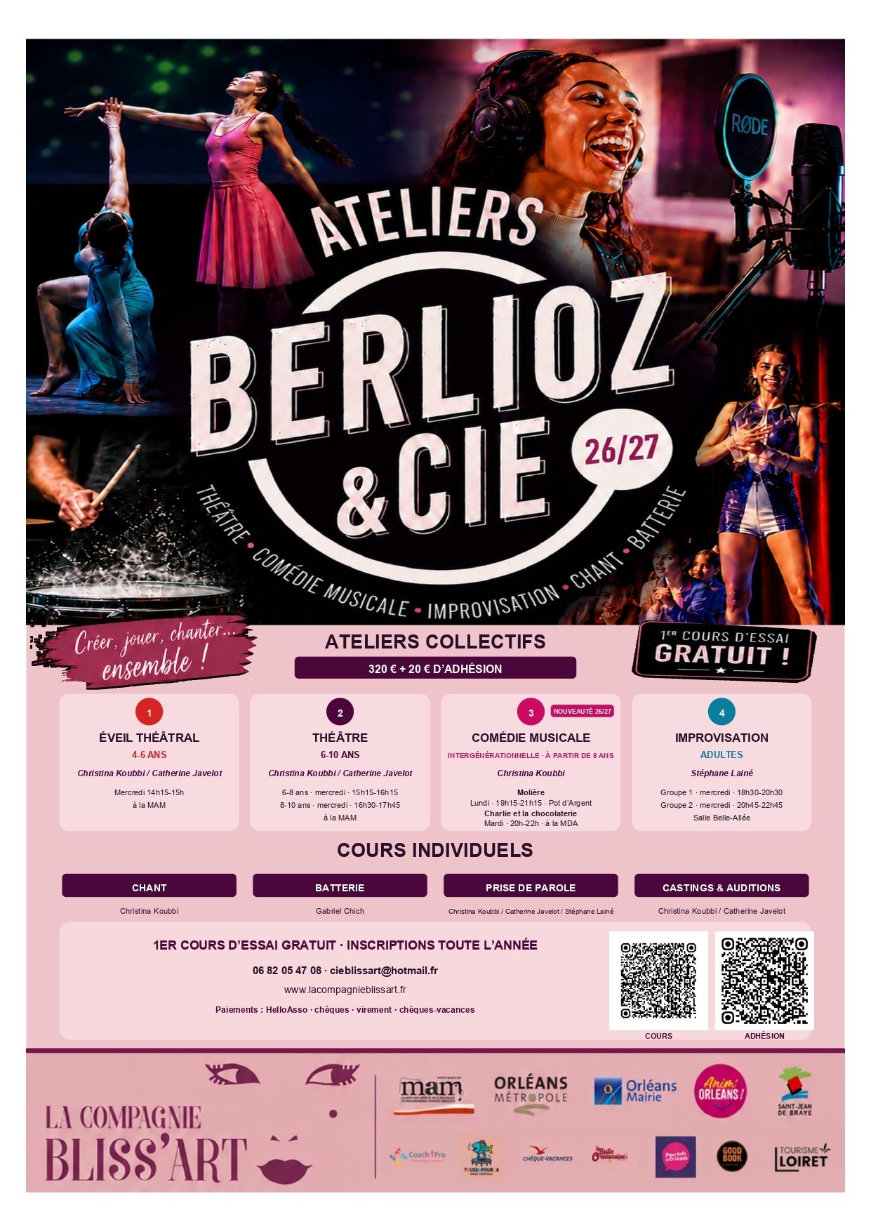 C'est la rentrée chez la Compagnie Bliss'Art