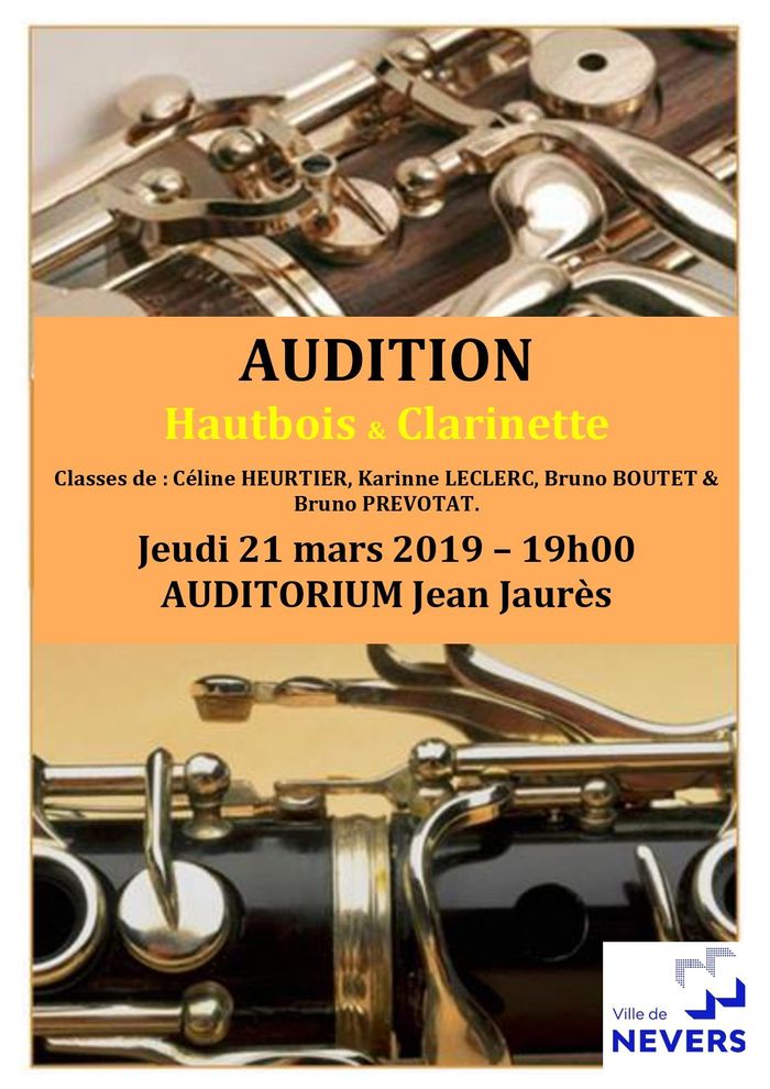 Audition de Hautbois et Clarinette