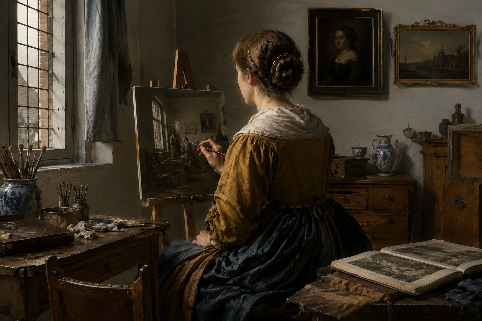 Artistes femmes en Europe du Nord à l'époque de Rembrandt et Vermeer